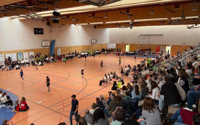 Volle Halle bei den Hessischen Nachwuchslandeswettkämpfen im Rope Skipping 2025 in Eltville